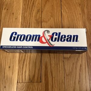 Groom and Clean Greaseless Hair Control 4.5 Ounce Tube Box NEW Original
